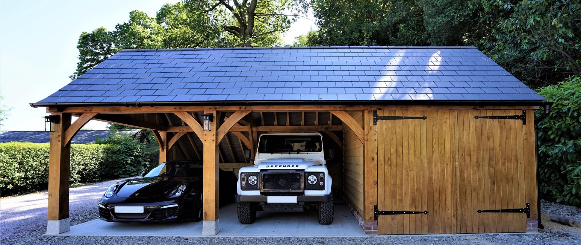 Oak Car Ports Oak Designs Co. Oak Car Ports Oak Designs Co.