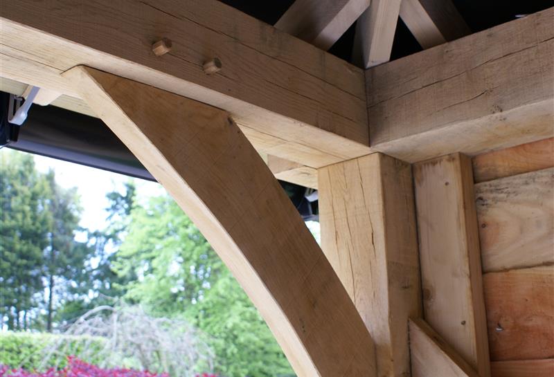 2 5 Bay Catslide Side Log Store