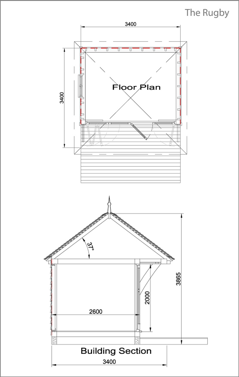 The Rugby Garden Room - Oak Designs Co.