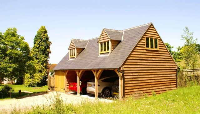 Oak Framed Garages - The Oak Design Company