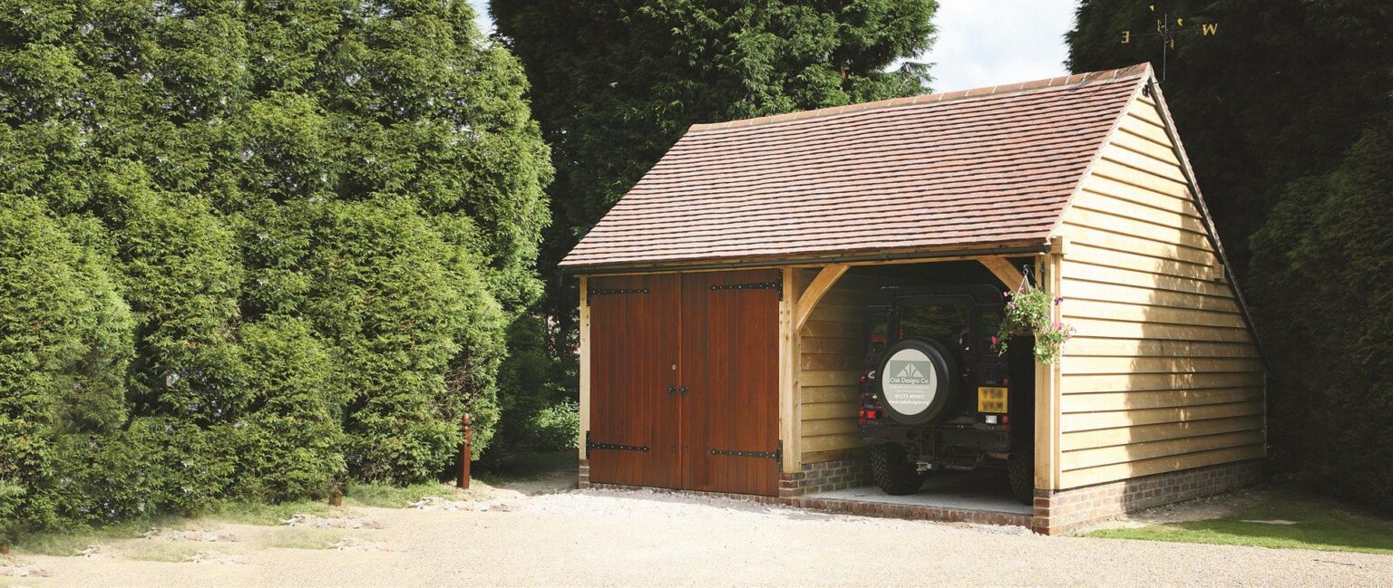 Acorn and Catslide Wood Framed Carports | Oak Design Company
